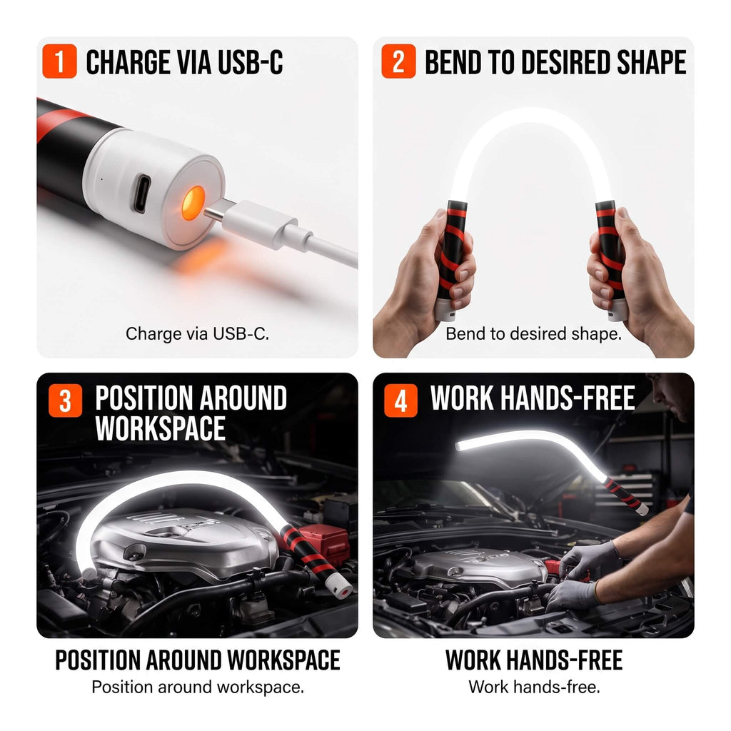 BeamFlex™ LED Work Flashlight