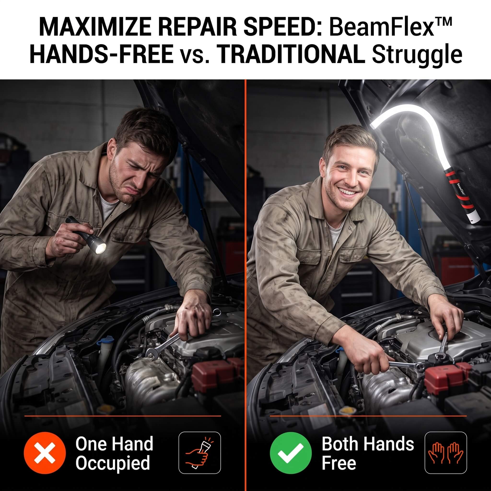BeamFlex™ LED Work Flashlight