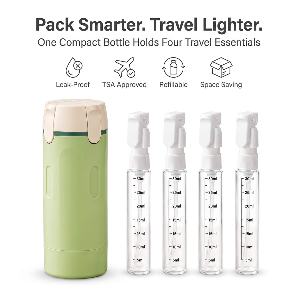SwiftPack™ 4-in-1 Travel Dispenser
