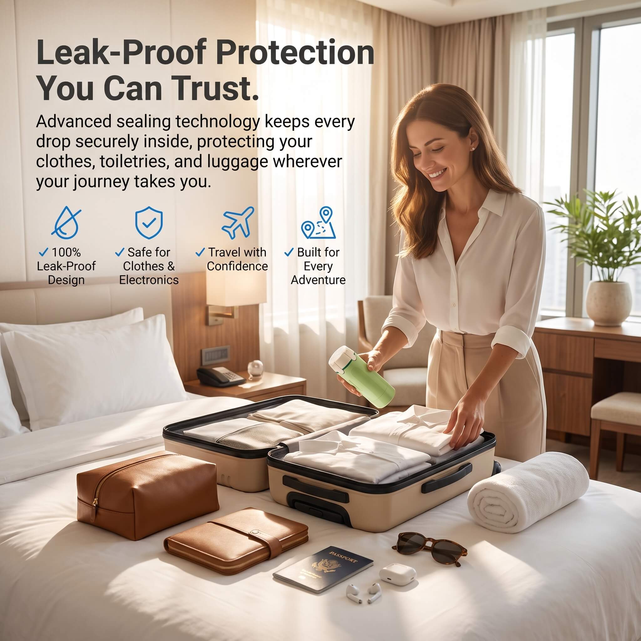 SwiftPack™ 4-in-1 Travel Dispenser