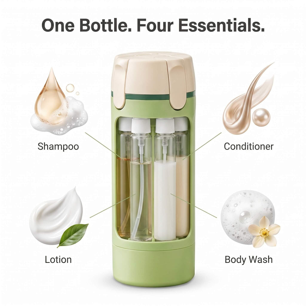 SwiftPack™ 4-in-1 Travel Dispenser