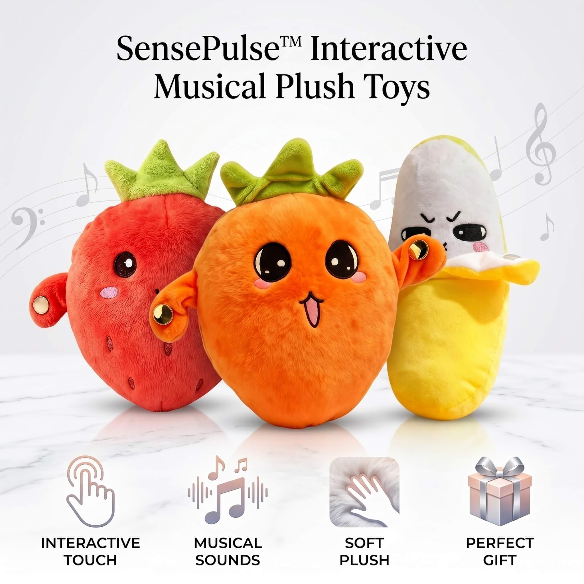 SensePulse™ Interactive Musical Plush Toy